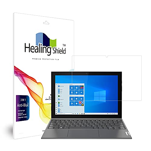 Healingshield �X�L���V�[���t���ی�t�B���� Screen Protector Eye Protection Anti UV Blue Ray Film Compatible with Lenovo Ideapad Duet 3