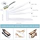 TOSUTO Einstellbare Schuhregale-20er Pack,Doppelschicht Schuhstapler,Schuhstapler/Schuhhalter Set,Platzsparender Schuhorganizer,Haushalt Schuhaufbewahrung,Rutschfest-Weiß