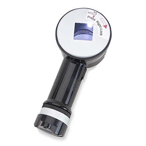 Carson Pro Series Measureloupe 11.5X Led And Uv Lighted Focusable Eye Loupe Magnifier With Reticle Scale And Storage Case (Cp-45) #TOP2