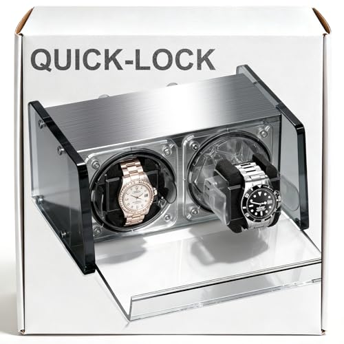 Watch Winder Smith Crystal Acrylic Dual Watch Winder - Gray by Watch Winder Smith - Used condition - US$213.01