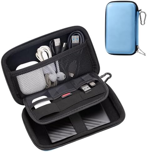 Travel Essentials - Bolsa organizadora electrónica para cables, f...