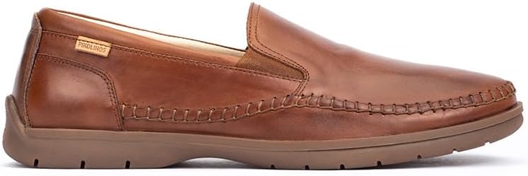 Marbella M9A-3111 Men's Slip-On Moccasins - Premium Calfskin Leather - Removable Cushioned Insole with All Day Support - Elastic Fit - Flexible Sole