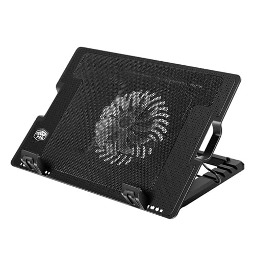 Base para Laptop Ajustable con Ventilador y 2 Puertos USB miniatura 1