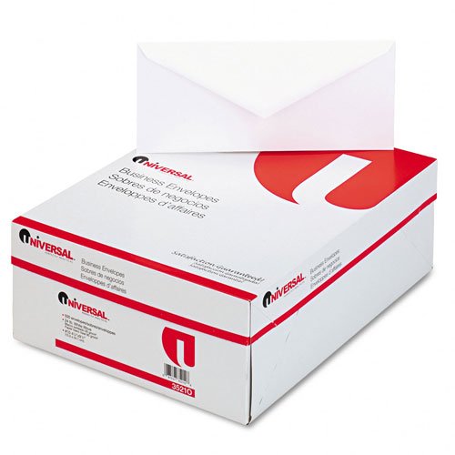 Enveloppe n°10 blanche en papier vélin de 24 lbs pour courrier commercial de bureau