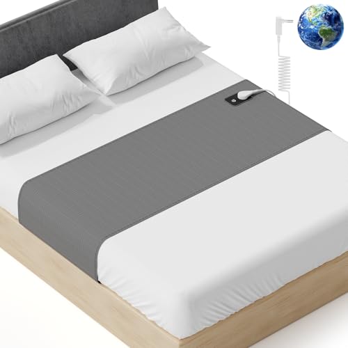 Grounding Sheets, Conductive Sheets for Bed, with 10% Silver Fiber,Gray