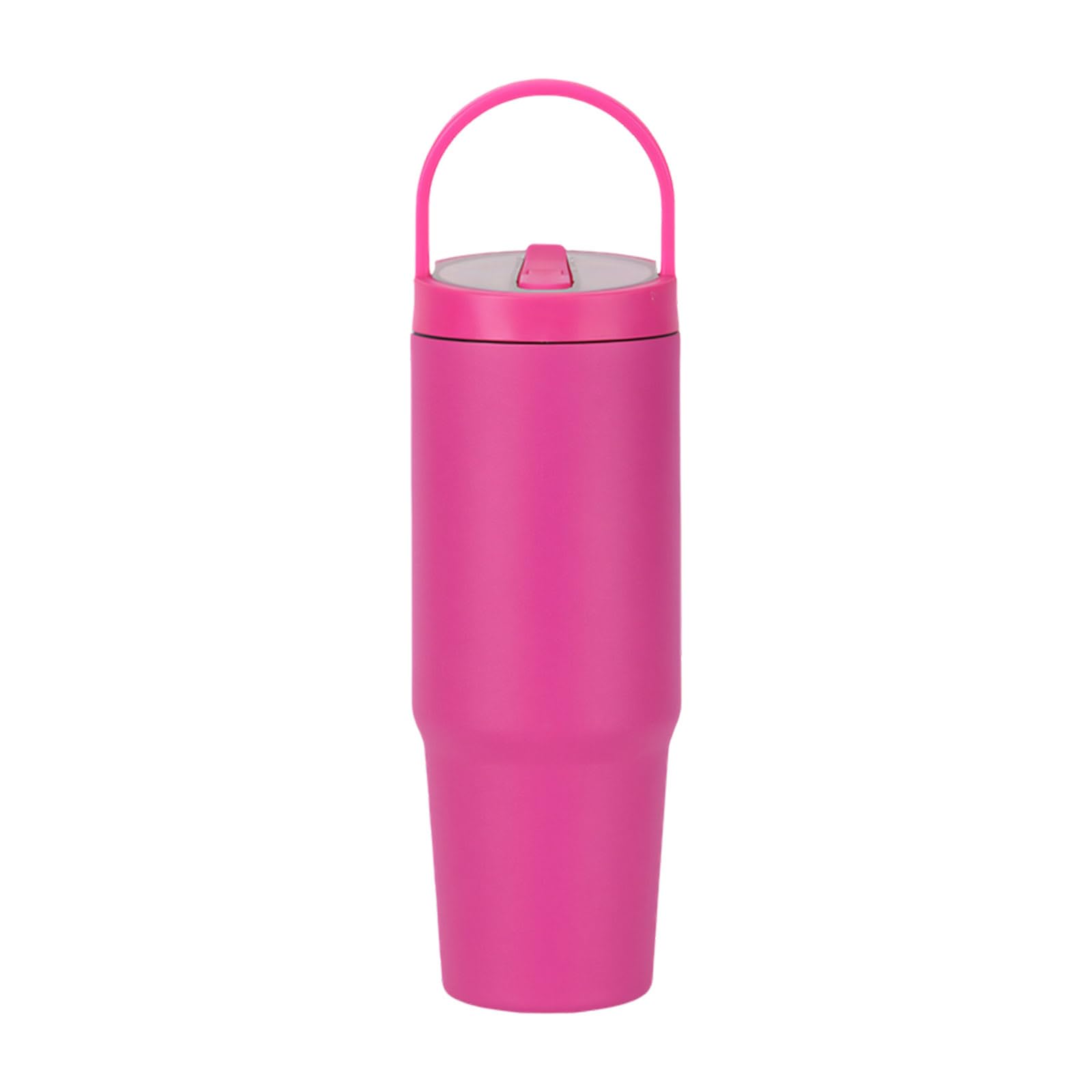 Btgghytr Large 900Ml Vacuum Sealed Tumblers with Removable Straw Easy Carry Design Permanent Rustless Beverage Container Offices Vacuum Flask Cup with Removable Straw