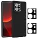 Produktbild Handyhülle mit Kameraschutzfolie für Xiaomi 13T / Mi 13T Pro, Weich TPU Silikon Schutzhülle Kamera PanzerFolie Cover Bumper Kamera Glas Case Hülle mit Kamera Linse Folie (1 + 2 Stück)