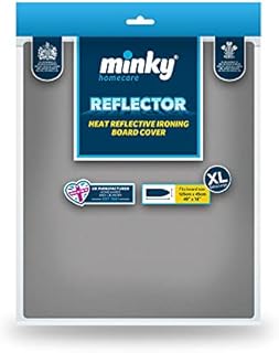 Minky Reflector Ironing Board Cover, Metallic, Multicolor, 125 x 45 cm