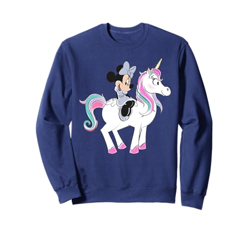 Sweat Disney Minnie et Licorne pull enfant vêtement fille rose