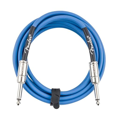 Fender Cables para instrumento serie Contour™(10FT STR/STR) Lake Placid Blue