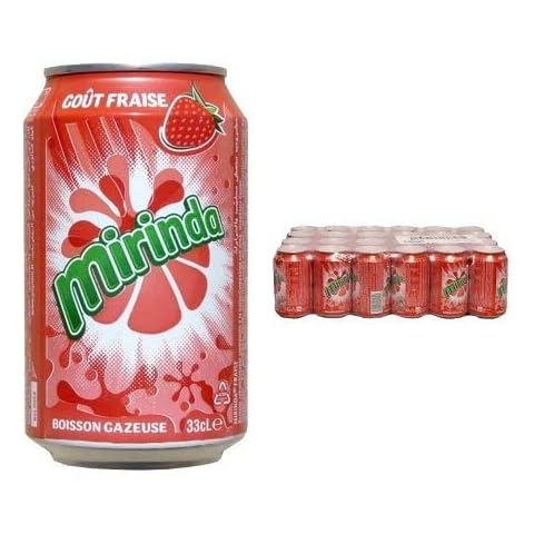 Mirinda Strawberry Fizzy Soft Drink 24 x 330ml Cover