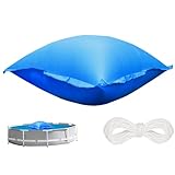 Oreiller antigel pour piscine : Le flotteur de piscine d'hiver mesure 120x120 cm/ 4x4 pieds et est à la fois épais et carré, cet oreiller est conçu pour garantir que votre couverture de piscine ne gèlera pas dans l'eau de la piscine pendant la basse saison froide et peut également être utilisé en combinaison avec la couverture.
