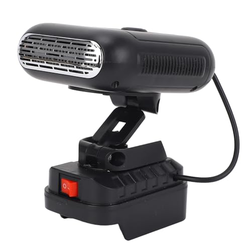 YUEHISY Portable Space Heater for BL1800 Series, Battery Powered with 90 Degree Flip, 2 Temperature Control & 2 USB Ports, for Small Spaces