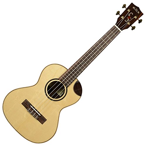 KALA Scallop Series KA-SRT-SC Tenor-Ukulele Scallop Cutaway, Bearclaw Spruce - Les Beatles, Paul McCartney, John Lennon, RIngo Starr, George Harrison KALA Scallop Series KA-SRT-SC Tenor-Ukulele Scallop Cutaway, Bearclaw Spruce