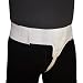 AT Surgical Left Side Inguinal/Groin Hernia Belt | Mens Truss White Adjustable Straps with Compression Pads - Medium
