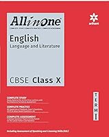 All In One English Language & Literature CBSE Class 10th Term-1 9350944456 Book Cover