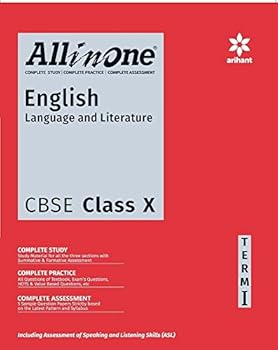 Paperback All In One English Language & Literature CBSE Class 10th Term-1 Book