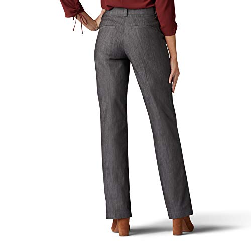 Lee Women's Ultra Lux Comfort With Flex Motion Trouser Pant Carbon Rinse 12 Short #TOP2