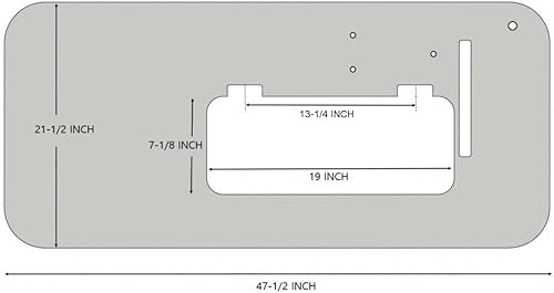 Miniatura 2 de Cutex Mesa de máquina de coser industrial compatible con Brother, Consew, Juki, Singer