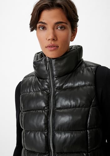 Chaleco de plumón Comma mujer chaqueta sin mangas acolchada con plumón natural 4