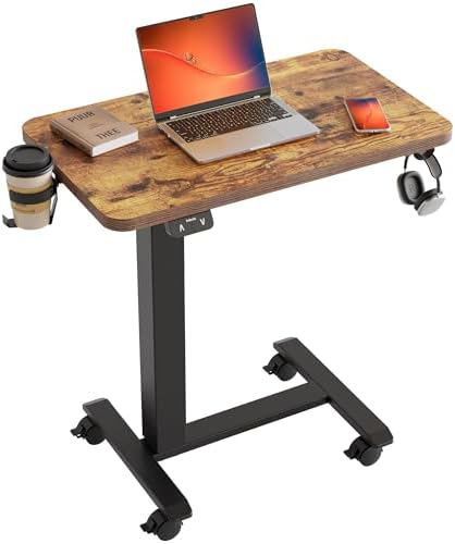 Agilestic Portable Standing Desk Height Adjustable, Mobile Table ...