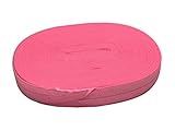 Bowtique Emilee 5/8' Elastic 10 yards Spool, Fold Over Elastic for Face Masks, Headbands or Hair Ties (Pink)