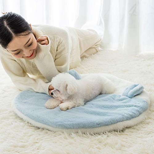 POPETPOP Forma Da Orelha de Coelho de Pelúcia Cama Do Cão Cama Do Cão Mat Crate Pad Anti Slip Para A
