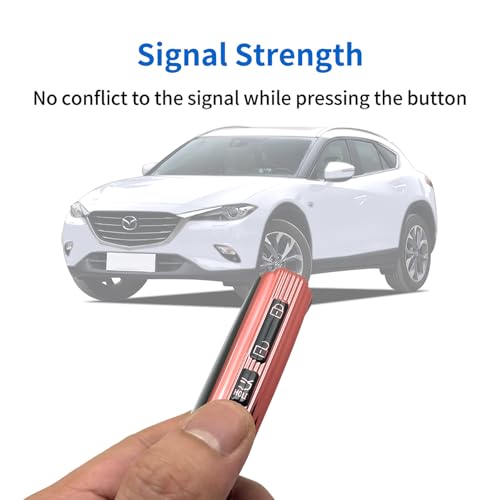 Image of Creativity For Mazda Key Fob Cover and Key chain (Pink Combination)