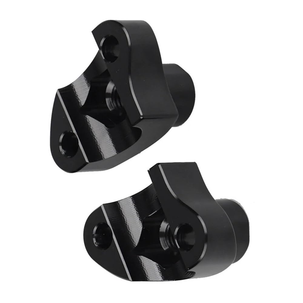 Elevadores de manillar 1/2 con soporte negro de una pulgada para rigidez en chasis Dyna 7
