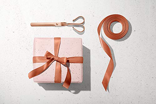 Rose Gold Ribbon For Gift Wrapping | Copper Ribbon | 1 Inch Rose Gold Ribbon Spool | Double Faced Satin Ribbon #TOP1