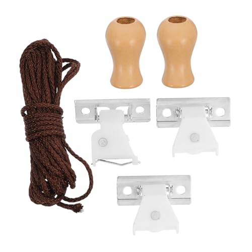 VOSAREA 1Set Braided Lift Shade Cord with Pendant Roller Shade Accessories for Easy Installation Lightweight Curtain Repairing Parts Suitable for Home and Professional Use