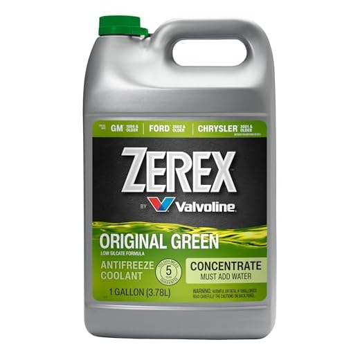Zerex Original Green Low Silicate Concentrate Antifreeze/Coolant 1 GA, 128 Fl Oz (Pack of 1)
