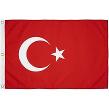 Flaggenfritze  T rkiye Turkey Flag 150 x 250 cm   Impressive Turkish XXL National Flag + Free Sticker