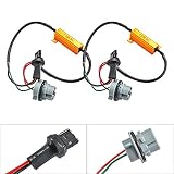 ★【Mueble】7440, 7440NA, 7441, 992 Base estándar para bombilla de señal de giro o luces LED de matrícula para evitar hiper parpadeo, sin parpadeo o indicaciones de bombilla fundida.