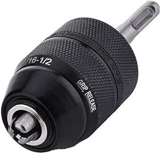 Mesee 2-13MM Keyless Drill Chuck with SDS Plus Adaptor, Professional Heavy Duty 1/2-20UNF Impact Drill Chuck Converter Quick Change Adapter Conversion Tool