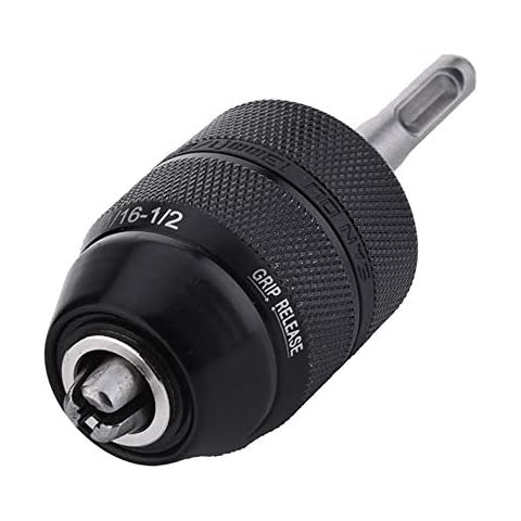 Mesee 2-13MM Keyless Drill Chuck with SDS Plus Adaptor, Professional Heavy Duty 1/2-20UNF Impact Drill Chuck Converter Quick Change Adapter Conversion Tool Cover