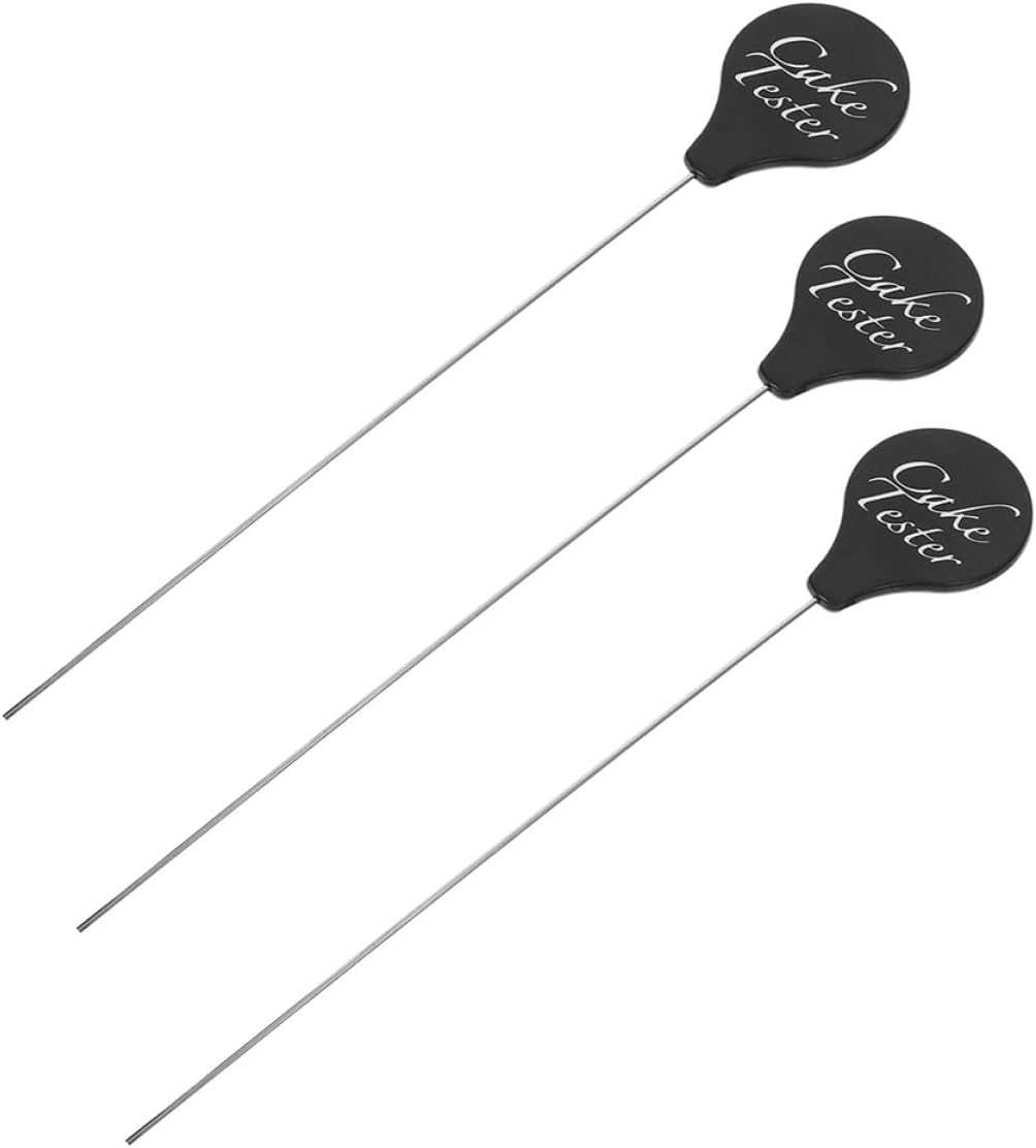 3Pcs Stainless Steel Cake Testing Sticks Reusable Metal Cake Testers for Baking Home and Bakery