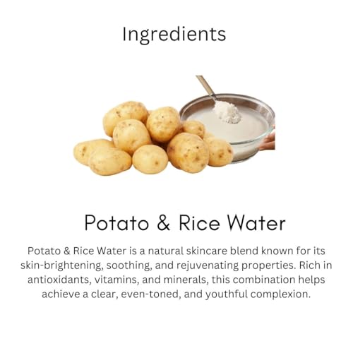 Image of Khadi Potato & Rice Water Handmade Bathing Soap Bar 125g | Natural & Herbal | Glowing & Brightening | Deep Cleansing | For Dark Sports & Oil Control | All Skin Types | Men & Women