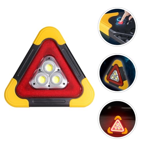 Luz de emergencia triangular coche señal de advertencia luces led avería 3