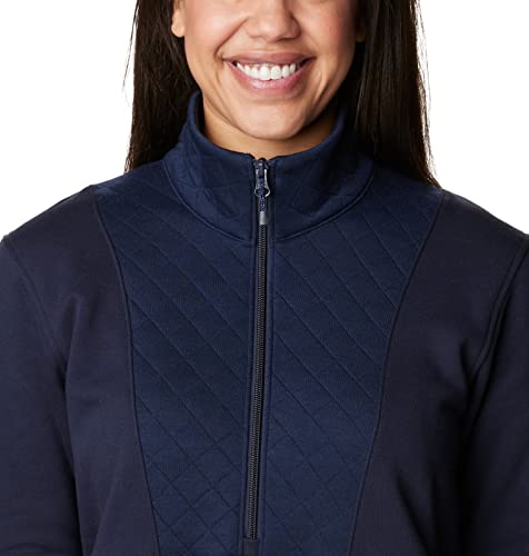 Columbia Women's Lodge Quilted 1/4 Zip, Beetroot4