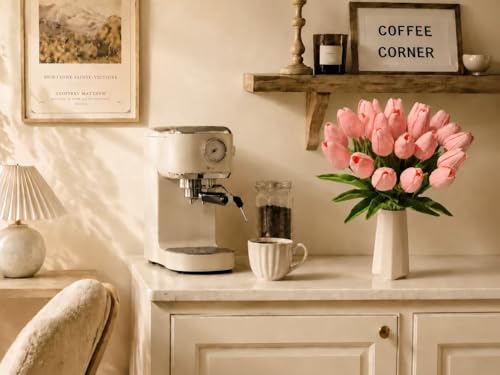Image of Mandy's 20pcs Artificial Light Pink Tulips
