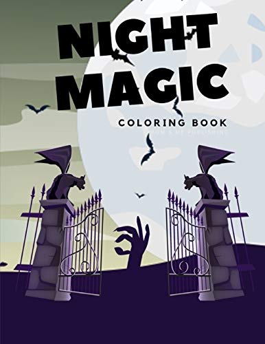 Night Magic: Horror Coloring Pages for Special Season with Ghost Zombies Skull Ghost Doll Mummy Children kids teen Book (Happy Color)