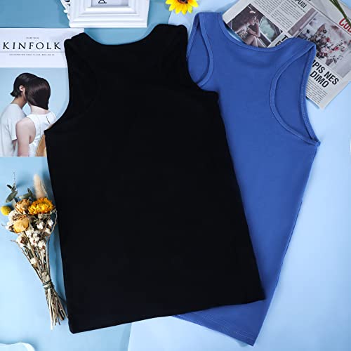 Cooraby 5 Pieces Girls Dance Tank Tops Racerback Sleeveless Tops For Ballet Gymnastics Dancewear #TOP4