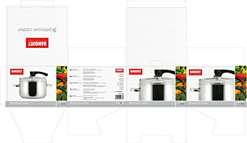 Olla a presión Acero inoxidable 3.3 L Banquet miniatura 4