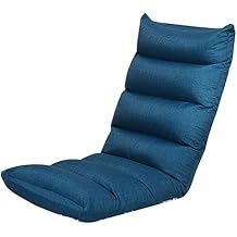 Floor Chair Floor Chair Lounge Floor Chair with backrest 5 Gears Adjustable Leisure Meditation Chair Removable and Washable Ergonomic Leisure Chair Color Blue