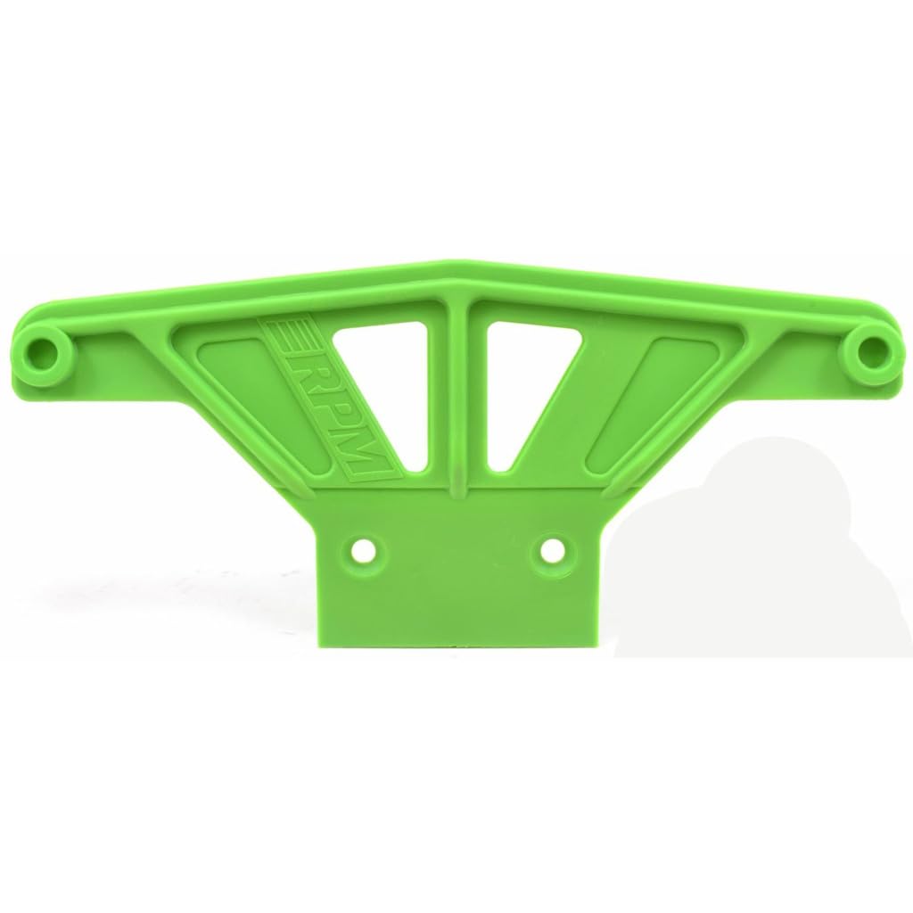 RPMRPM Wide Front Bumper Black Rustler, Stampede, Bandit, Green