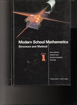 Hardcover Modern School Mathematics, Structure & Method (Course 1 - Teacher's Edition) Book