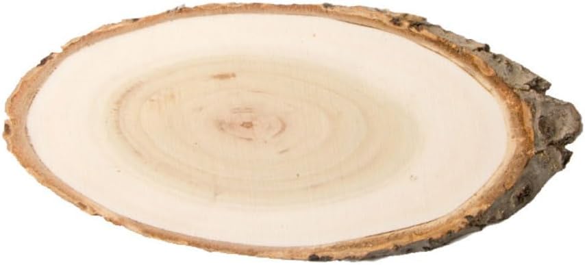 5pcs Pine Wood Wall Display Board DIY Hanging Board Wooden Pendant Oval Shape Home Decor