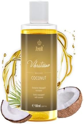 “Coconut” de Vibratissimo: aceite de masaje exótico con coco, ace...