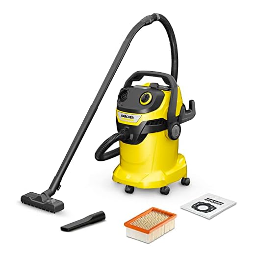 Kärcher Grovdammsugare för vått och torrt WD 5 V-25/5/22, blåsfunktion, effekt: 1100 W, plastbehållare: 25 l, sugslang: 2,2 m, inkl. planfilter, golv- och fogmunstycke